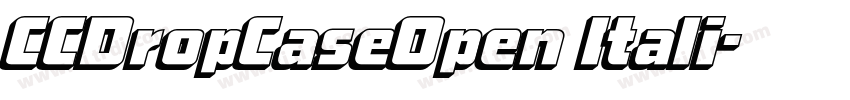 CCDropCaseOpen Itali字体转换